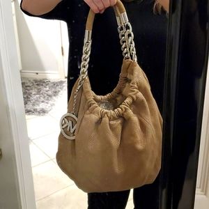 Michael Kors leather hobo